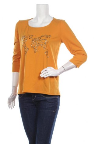 Дамска блуза Breal, Размер S, Цвят Оранжев, 95% полиестер, 5% еластан, Цена 26,00 лв.