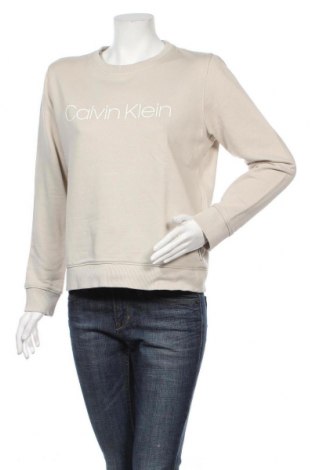 Damen Shirt Calvin Klein, Größe M, Farbe Beige, Baumwolle, Preis 69,69 €