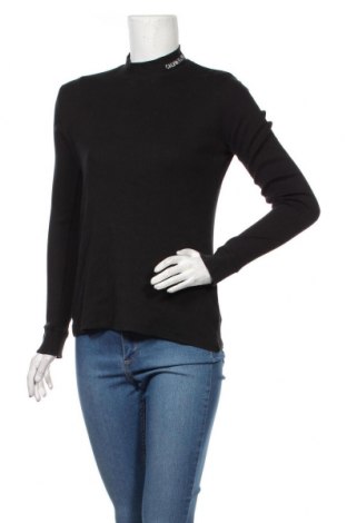 Bluzka damska Calvin Klein Jeans, Rozmiar M, Kolor Czarny, 94% bawełna, 6% elastyna, Cena 246,29 zł
