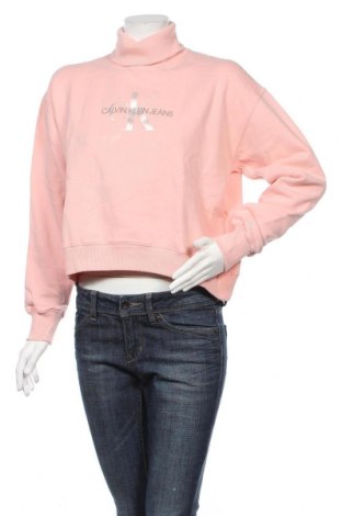 Damen Shirt Calvin Klein Jeans, Größe M, Farbe Rosa, Baumwolle, Preis 70,93 €