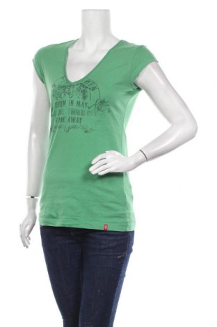 Bluză de femei Edc By Esprit, Mărime M, Culoare Verde, Bumbac, Preț 34,21 Lei