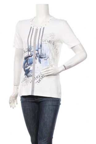 Γυναικεία μπλούζα Gerry Weber, Μέγεθος L, Χρώμα Λευκό, 95% βισκόζη, 5% ελαστάνη, Τιμή 8,91 €