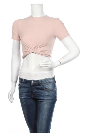 Damen Shirt H&M Divided, Größe S, Farbe Aschrosa, 88% Polyester, 12% Elastan, Preis 18,09 €
