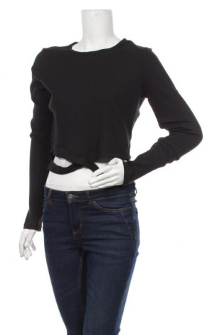 Дамска блуза Hollister, Размер XL, Цвят Черен, 56% памук, 38% полиестер, 6% еластан, Цена 44,85 лв.