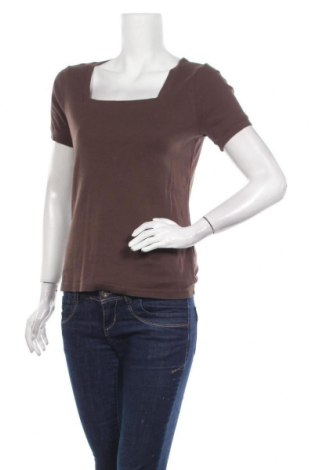 Damen Shirt Linea Tesini, Größe M, Farbe Braun, 100% Baumwolle, Preis 9,04 €