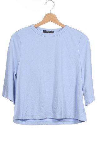 Bluză de femei Mango, Mărime XS, Culoare Albastru, 70% viscoză, 25% poliester, 5% elastan, Preț 157,89 Lei