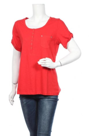 Damen Shirt Sheego, Größe M, Farbe Rot, Baumwolle, Preis 30,54 €