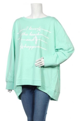 Damen Shirt Sheego, Größe 4XL, Farbe Grün, 100% Baumwolle, Preis 26,68 €