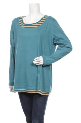 Damen Shirt Sheego, Größe XXL, Farbe Grün, Baumwolle, Preis 34,41 €