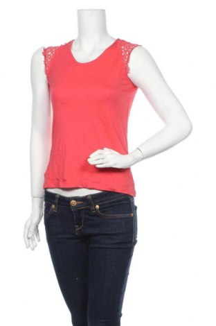 Damska koszulka na ramiączkach Un Deux Trois, Rozmiar XS, Kolor Różowy, 50% bawełna, 50% modal, Cena 23,22 zł