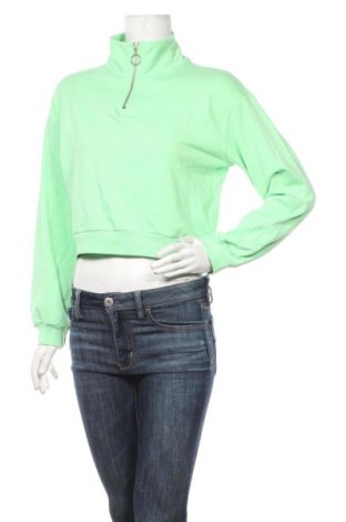Дамска блуза Yfl Reserved, Размер M, Цвят Зелен, Памук, Цена 26,00 лв.
