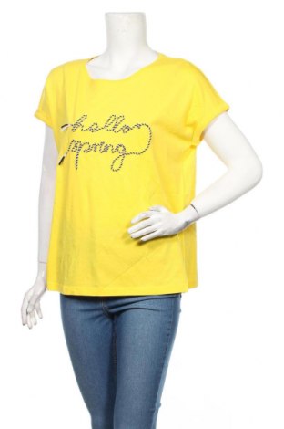 Дамска блуза Zero, Размер L, Цвят Жълт, Памук, Цена 31,05 лв.