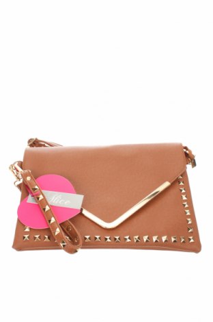Γυναικεία τσάντα, Χρώμα Καφέ, Δερματίνη, Τιμή 9,65 €