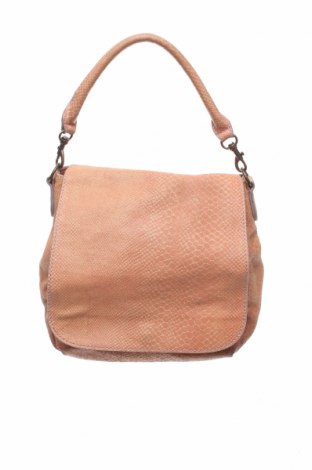 Дамска чанта Liebeskind, Цвят Оранжев, Естествен велур, Цена 101,46 лв.