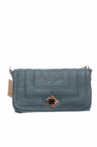 Γυναικεία τσάντα Popin, Χρώμα Μπλέ, Δερματίνη, Τιμή 16,42 €
