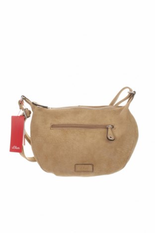 Дамска чанта S.Oliver, Цвят Кафяв, Естествена кожа, Цена 122,85 лв.