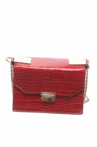 Geantă de femei Zara, Culoare Roșu, Piele ecologică, Preț 150,00 Lei