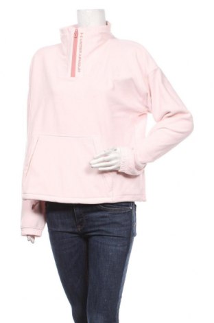 Дамска поларена блуза Under Armour, Размер L, Цвят Розов, Полиестер, Цена 42,90 лв.