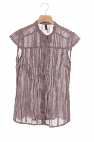 Γυναικείο πουκάμισο H&M Divided, Μέγεθος XS, Χρώμα Καφέ, Βαμβάκι, Τιμή 9,35 €