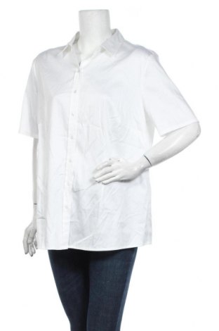 Damenbluse Peter Hahn, Größe XXL, Farbe Weiß, 97% Baumwolle, 3% Elastan, Preis 74,04 €