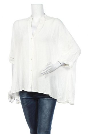 Γυναικείο πουκάμισο Piazza Italia, Μέγεθος S, Χρώμα Λευκό, Βισκόζη, Τιμή 33,77 €