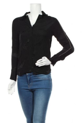 Γυναικείο πουκάμισο Sandro, Μέγεθος M, Χρώμα Μαύρο, Βισκόζη, Τιμή 27,22 €