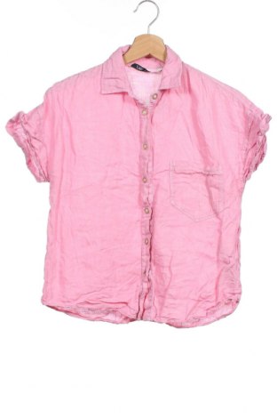 Damenbluse Zara, Größe XS, Farbe Rosa, 100% Leinen, Preis 23,66 €