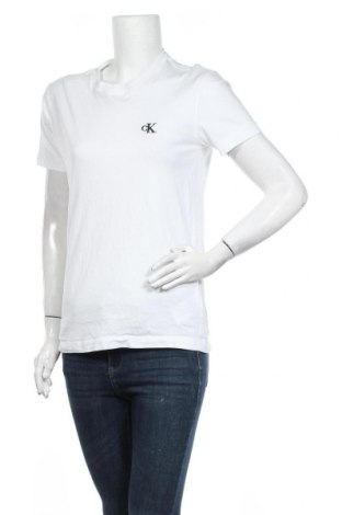 Damski T-shirt Calvin Klein Jeans, Rozmiar S, Kolor Biały, Bawełna, Cena 163,45 zł