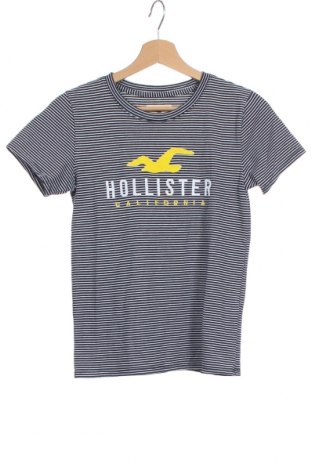 Дамска тениска Hollister, Размер XS, Цвят Син, 100% памук, Цена 22,00 лв.