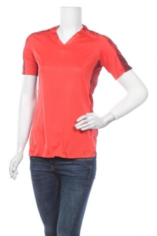 Дамска тениска Kipsta, Размер XS, Цвят Червен, 82% полиестер, 18% еластан, Цена 27,30 лв.