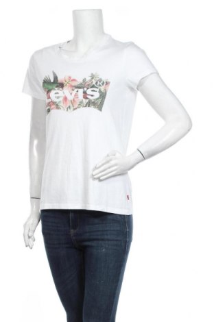 Damen T-Shirt Levi's, Größe S, Farbe Weiß, Baumwolle, Preis 28,46 €
