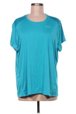Damen T-Shirt Quechua, Größe XXL, Farbe Blau, 75% Polyamid, 25% Elastan, Preis 17,19 €