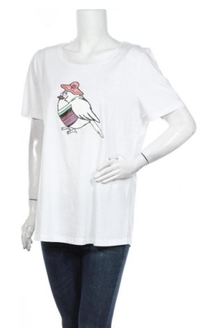 Damen T-Shirt Sheego, Größe XL, Farbe Weiß, Baumwolle, Preis 18,94 €