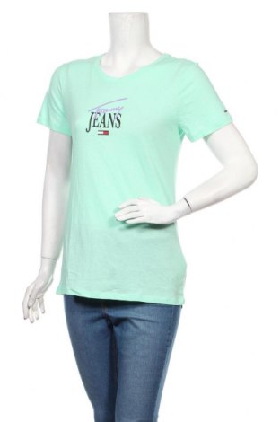 Damen T-Shirt Tommy Hilfiger, Größe L, Farbe Grün, 60% Baumwolle, 40% Polyester, Preis 29,52 €