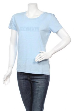 Tricou de femei Vive Le Velo, Mărime M, Culoare Albastru, Bumbac, Preț 161,02 Lei
