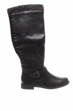 Γυναικείες μπότες Justfab, Μέγεθος 42, Χρώμα Μαύρο, Δερματίνη, Τιμή 34,41 €