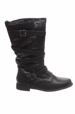 Γυναικείες μπότες Justfab, Μέγεθος 42, Χρώμα Μαύρο, Δερματίνη, Τιμή 38,27 €