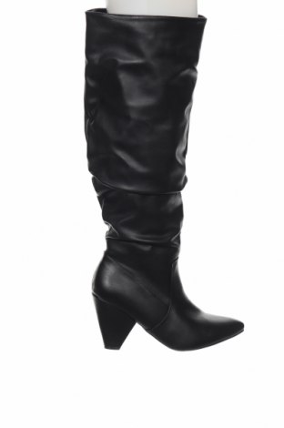 Γυναικείες μπότες Justfab, Μέγεθος 40, Χρώμα Μαύρο, Δερματίνη, Τιμή 38,27 €