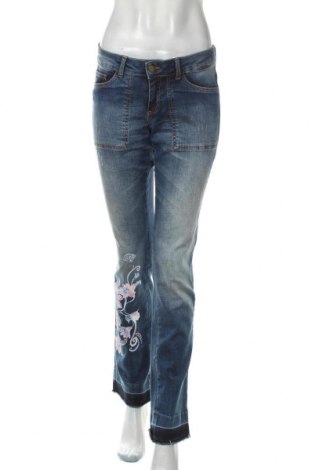 Damskie jeansy Q/S by S.Oliver, Rozmiar S, Kolor Niebieski, 98% bawełna, 2% elastyna, Cena 111,95 zł