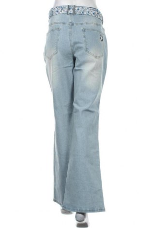 Dámske džínsy  Sheego, Veľkosť XL, Farba Modrá, 70% bavlna, 28% polyester, 2% elastan, Cena  11,24 €