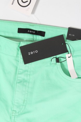 Dámske džínsy  Zero, Veľkosť L, Farba Zelená, 69% bavlna, 29% polyester, 2% elastan, Cena  7,16 €