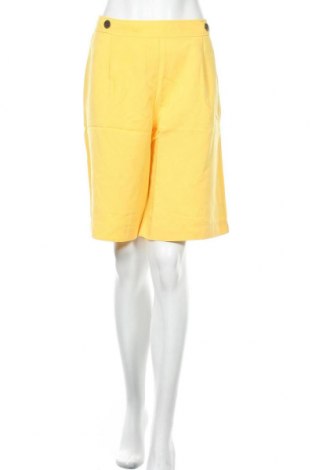 Дамски къс панталон Breal, Размер L, Цвят Жълт, 83% лиосел, 17% лен, Цена 48,00 лв.