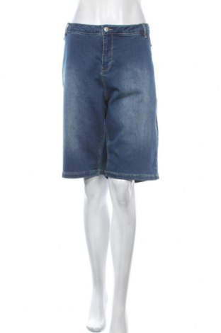Γυναικείο κοντό παντελόνι Junarose, Μέγεθος 4XL, Χρώμα Μπλέ, 72% βαμβάκι, 23% πολυεστέρας, 3% βισκόζη, 2% ελαστάνη, Τιμή 12,99 €