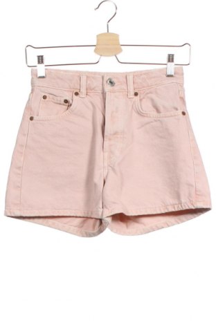 Pantaloni scurți de femei Zara, Mărime XS, Culoare Roz, Bumbac, Preț 125,00 Lei