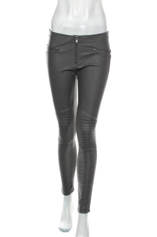 Γυναικείο παντελόνι δερμάτινο H&M Divided, Μέγεθος S, Χρώμα Γκρί, Δερματίνη, Τιμή 22,89 €