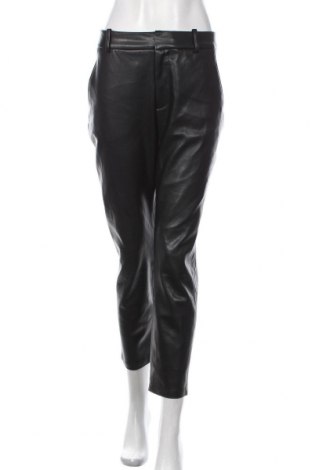 Γυναικείο παντελόνι δερμάτινο Zara, Μέγεθος L, Χρώμα Μαύρο, Δερματίνη, Τιμή 27,28 €