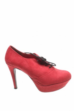 Дамски обувки, Размер 38, Цвят Червен, Текстил, Цена 8,82 лв.