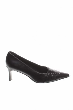 Дамски обувки Daniel Hechter, Размер 37, Цвят Черен, Естествена кожа, Цена 29,60 лв.