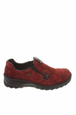 Dámské boty  Rieker, Velikost 37, Barva Červená, Přírodní velur , Cena  988,00 Kč