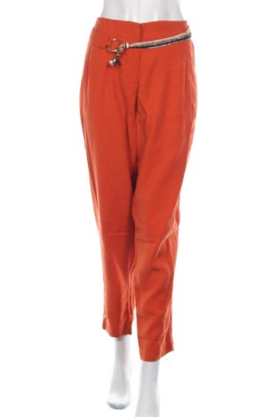 Damskie spodnie Breal, Rozmiar XL, Kolor Pomarańczowy, 91% wiskoza, 9% poliester, Cena 111,95 zł